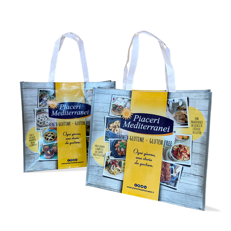 Shopping bag plastificata discount